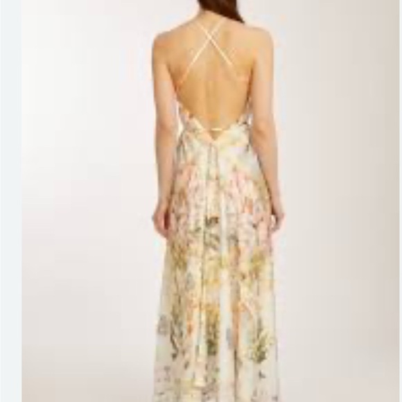 We The Free Floral Dress - Pastel Yellow and Pink - Picture 2 of 7